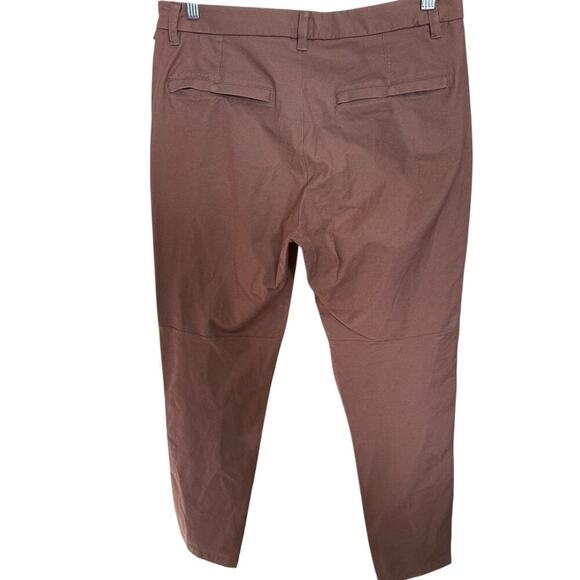 Lululemon Commission Pant Slim Tapered Fit In Reddish Pink Size 32 - Picture 8 of 13